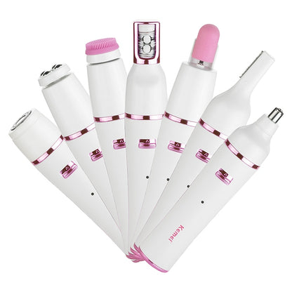 7in1 Women Epilator Electric Facial Hair Remover